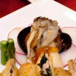 キクラゲ・しいたけ・アスパラの炒め物