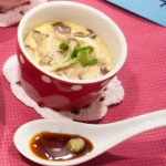 鞆の浦ガス天入りミルク茶わんむし