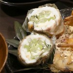 にじますの包み揚げ